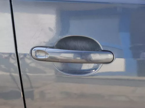 VW Golf Plus 5M Tür vorne rechts Beifahrertür blau LC5F Türblatt + Rahmen (185026)