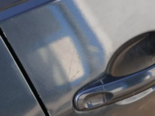 VW Golf Plus 5M Tür vorne rechts Beifahrertür blau LC5F Türblatt + Rahmen (185026)