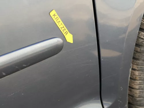 VW Golf Plus 5M Tür vorne rechts Beifahrertür blau LC5F Türblatt + Rahmen (185026)