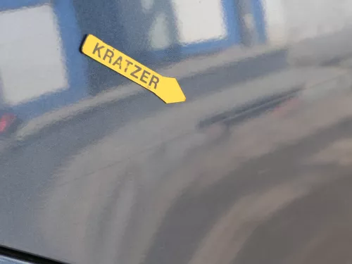 VW Golf Plus 5M 6 521 Türblatt Tür hinten rechts blau LC5F + Rahmen (185027)