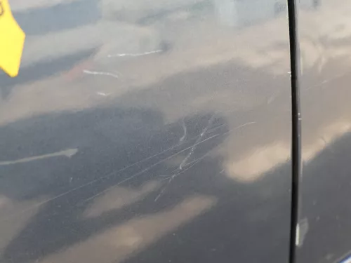 VW Golf Plus 5M 6 521 Türblatt Tür hinten rechts blau LC5F + Rahmen (185027)