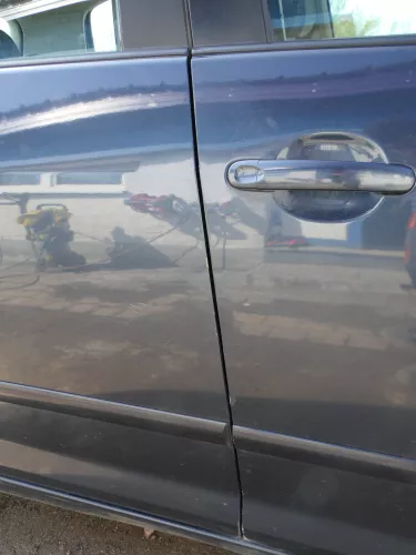 VW Golf Plus 5M 6 521 Türblatt Tür hinten rechts blau LC5F + Rahmen (185027)