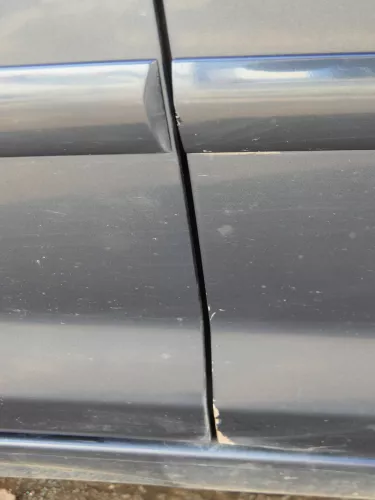 VW Golf Plus 5M 6 521 Türblatt Tür hinten rechts blau LC5F + Rahmen (185027)