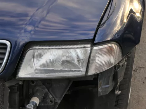 Audi A4 B5 Motorhaube Haube Klappe vorne blau LZ5T bis ca. Bj. 1999 + Grill (185052)