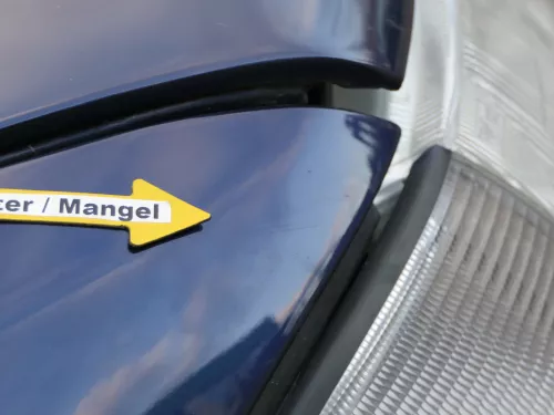 Audi A4 B5 (bis caMitte1999 Bild vergle) Kotflügel vorne rechts blau LZ5T (185054)