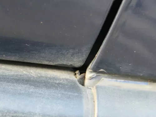 Audi A4 B5 Tür nur Türblatt vorn rechts Beifahrertür blau LZ5T Kombi Limo (185055)