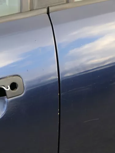 A4 B5 Tür nur Türblatt vorne links Fahrertür blau LZ5T Kombi od Limo (185060)