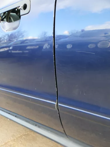 A4 B5 Tür nur Türblatt vorne links Fahrertür blau LZ5T Kombi od Limo (185060)