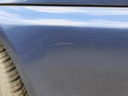 Audi A4 B5 Limousine Stoßstange hinten Heckstoßstange blau LZ5T biscaBj99 (185061)