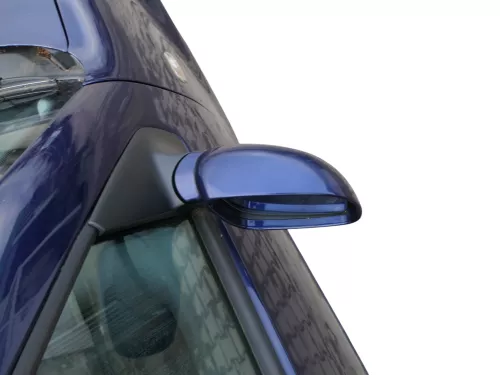 VW Golf 4 Bora elektrischer Spiegel vorne rechts Außenspiegel blau LB5N + Glas (185083)