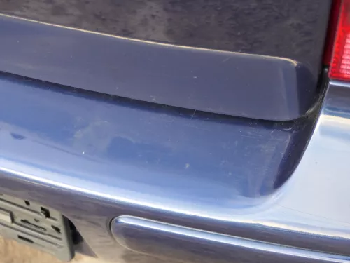 VW Golf 4 Limousine Stoßstange hinten Heckstoßstange Stoßfänger blau LB5N (185085)