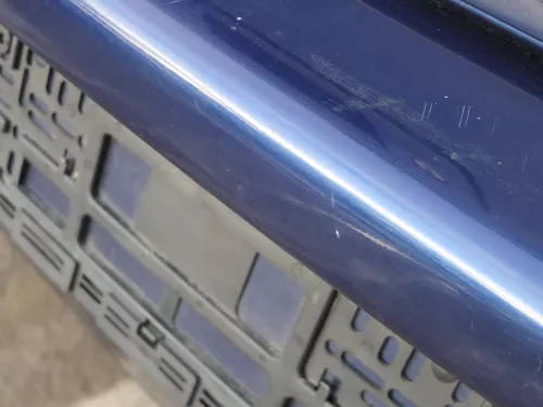 VW Golf 4 Limousine Stoßstange hinten Heckstoßstange Stoßfänger blau LB5N (185085)