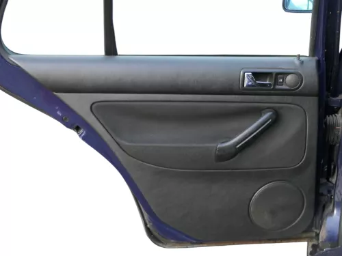 1x VW Golf 4 1J Limousine Türverkleidung Verkleidung Tür hinten links schwarz
