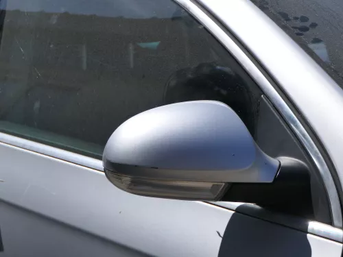 Passat 3C elektrischer Spiegel Außenspiegel rechts +Glas Blinker silber LA7W