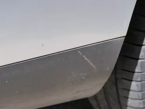 VW Passat 3C Kombi Stoßstange hinten Heckstoßstange Stoßfänger silber grau LA7W (185106)