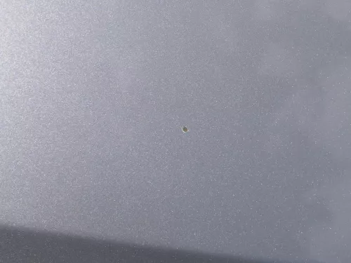 Skoda Fabia 5J Roomster Motorhaube Haube Klappe vorne braun LF8H + Logo (185109)