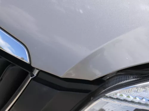 Skoda Fabia 5J Roomster Motorhaube Haube Klappe vorne braun LF8H + Logo (185109)