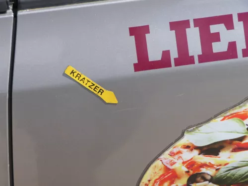 Skoda Fabia 5J Limousine Tür hinten links braun LF8H - ohne Anbauteile (185111)