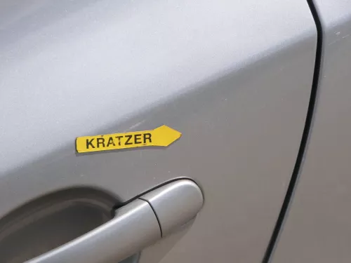 Skoda Fabia 5J Limousine Tür hinten links braun LF8H - ohne Anbauteile (185111)