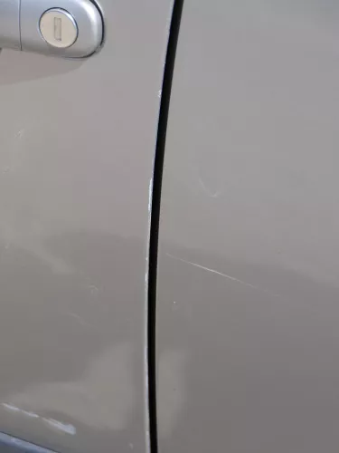 Fabia 5J Kombi + Limo Tür vorne links Fahrertür - braun LF8H -ohne Anbauteile (185112)