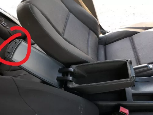 A4 B6 B7 8E Mittelarmlehne Armlehne original soul dunkelgrau - Deckel beachten!