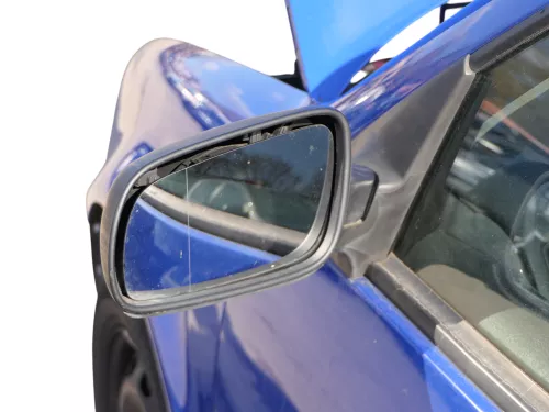 VW Golf 4 Bora manueller Spiegel vorne links Außenspiegel schwarz (185165)