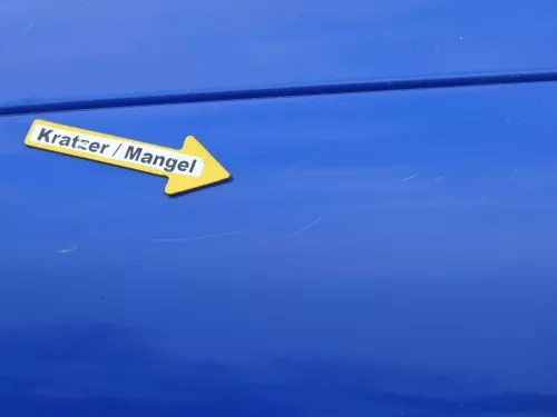 VW Golf 4 1J Kotflügel vorne links blau LW5Z (185173)