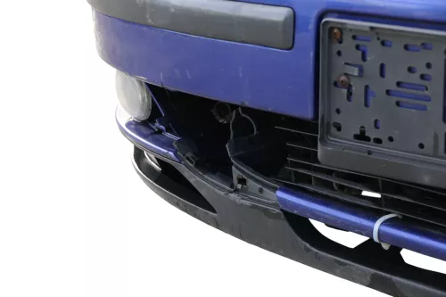 Leon 1M Toledo Stoßstange vorne Stoßfänger Grill blau LS5N (185177)