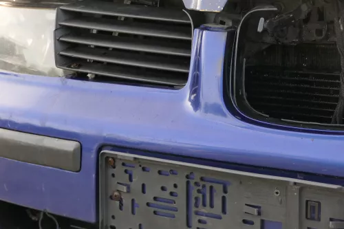 Leon 1M Toledo Stoßstange vorne Stoßfänger Grill blau LS5N (185177)