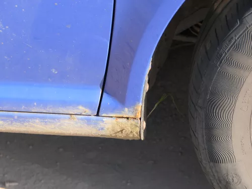 VW Golf 4 1J Kotflügel vorne rechts blau LA5C (185208)