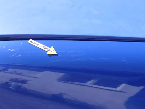 VW Golf 4 1J Kotflügel vorne links blau LA5C (185209)