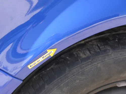 VW Golf 4 1J Kotflügel vorne links blau LA5C (185209)