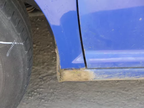 VW Golf 4 1J Kotflügel vorne links blau LA5C (185209)