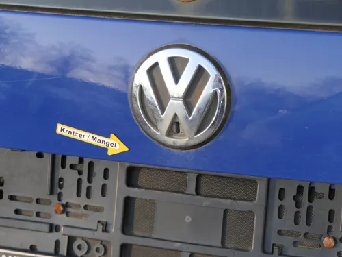 Golf 4 Bora Kombi Variant Heckklappe Klappe Scheibe hinten blau LA5C ohne Anbaut (185212)