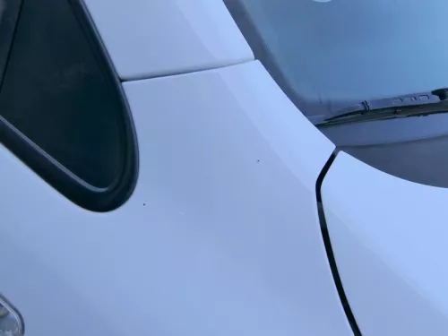 VW Fox 5Z Kotflügel vorne rechts weiß LB9A (185227)