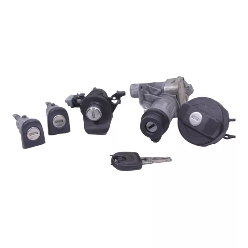 VW Fox 5Z Schloßsystem Türschloß Heckschloß mit 1x Schlüssel Schloß Zündschloß