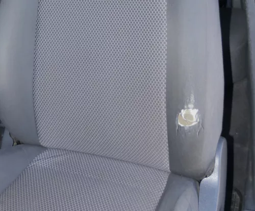 VW Fox Sitz Fahrersitz vorne links OHNEAirbag höhenverstellbar (185241)