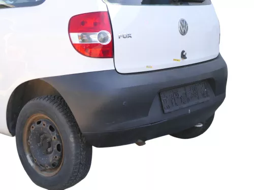 VW Fox 5Z Stoßstange hinten Stoßfänger schwarz matt unlackiert (185242)