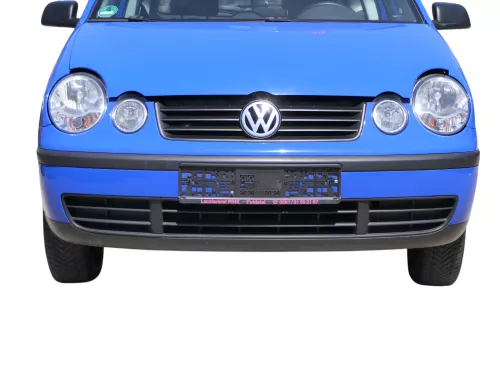 VW Polo 9N Stoßstange Frontstoßstange vorne blau LA5F