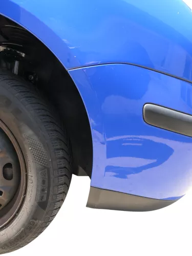 VW Polo 9N Stoßstange Frontstoßstange vorne blau LA5F (185247)