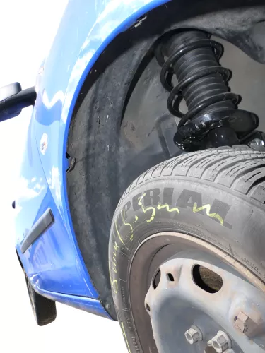 VW Polo 9N Kotflügel vorne rechts blau LA5F bis ca.Bj.2004 (185249)