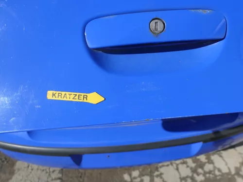 VW Polo 9N3 9N Heckklappe Kofferraumklappe Klappe blau LA5F ohne Anbauteile (185250)