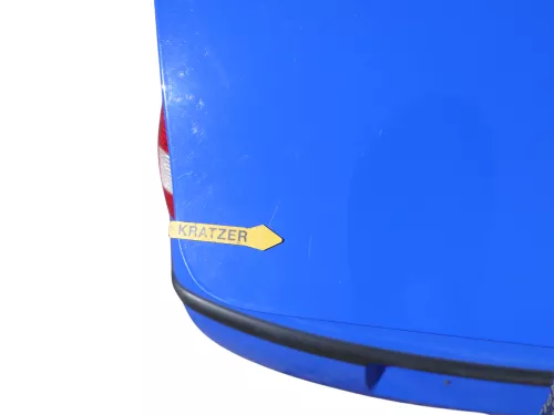 VW Polo 9N3 9N Heckklappe Kofferraumklappe Klappe blau LA5F ohne Anbauteile (185250)