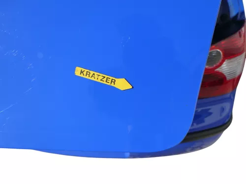 VW Polo 9N3 9N Heckklappe Kofferraumklappe Klappe blau LA5F ohne Anbauteile (185250)