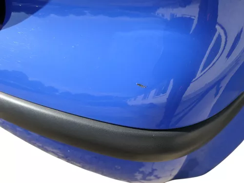 VW Polo 9N 9N3 Stoßstange Heckstoßstange hinten blau LA5F (185251)