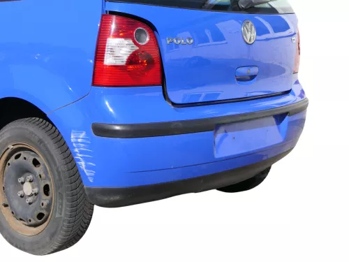 VW Polo 9N 9N3 Stoßstange Heckstoßstange hinten blau LA5F (185251)