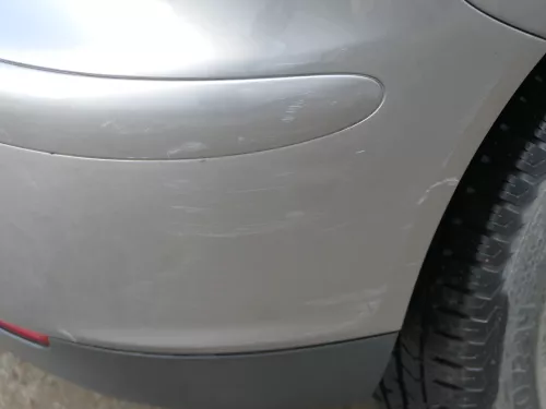 Seat Ibiza 6L Stoßstange Heckstoßstange hinten grau LS7U (185262)