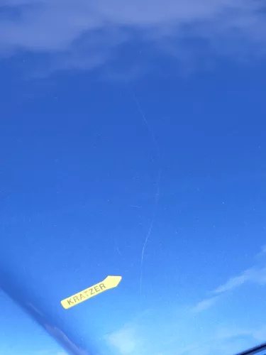 VW Polo 9N3 Cross Motorhaube KLappe vorne blau LA5K (185278)