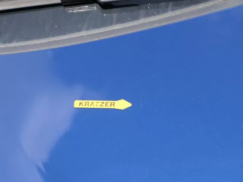 VW Polo 9N3 Cross Motorhaube KLappe vorne blau LA5K (185278)