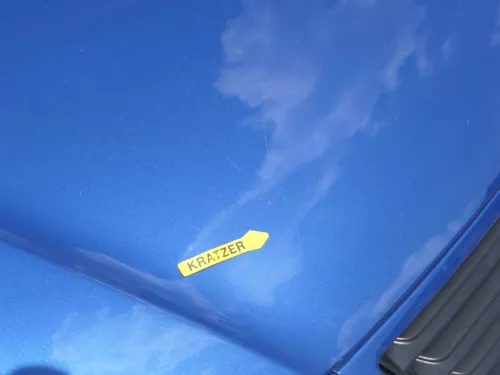 VW Polo 9N3 Cross Motorhaube KLappe vorne blau LA5K (185278)